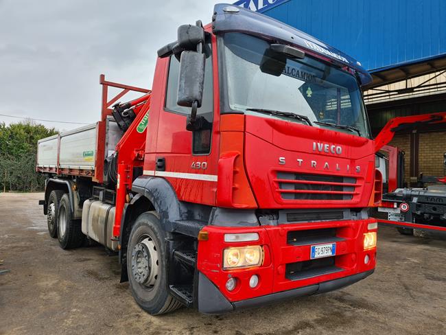 IVECO STRALIS 430 CASS. RIB.LE + GRU FASSI 190/4S+JIB/3S – COD. 2111