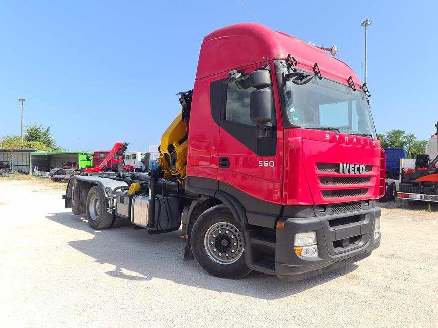 IVECO 260S56 SCARRABILE + GRU COPMA+JIB – COD. 2272  **VEND. PROV. AQ **