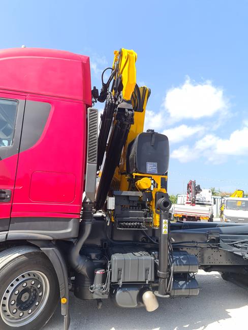 IVECO 260S56 SCARRABILE + GRU COPMA+JIB – COD. 2272  **VEND. PROV. AQ **