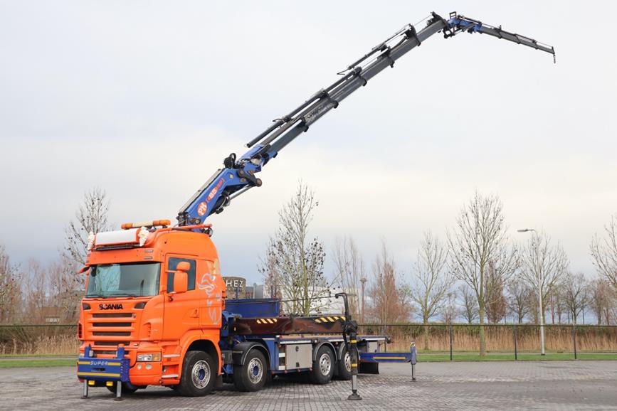 SCANIA R420 CASS. FISSO + GRU PM 85/6S+JIB/4S – COD. 2329