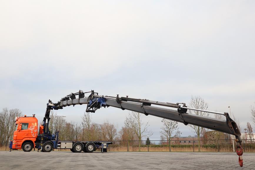 SCANIA R420 CASS. FISSO + GRU PM 85/6S+JIB/4S – COD. 2329