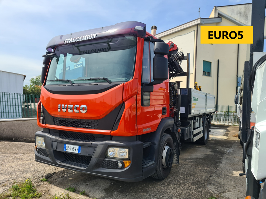 IVECO 130E25 CASS. RIB.LE + GRU KLM 8.0/3S+JIB/2S – COD. 2332