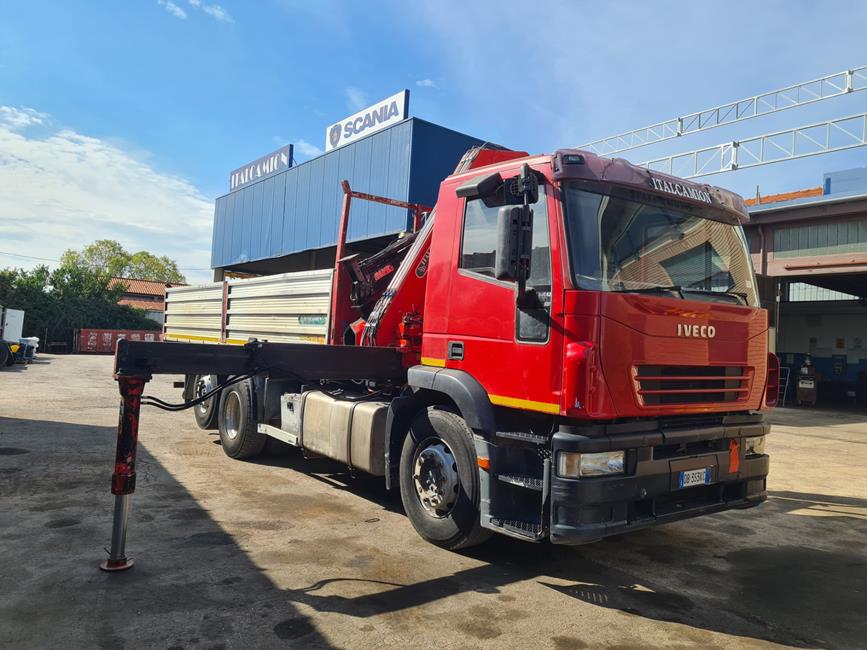 IVECO 420 CASS. RIB.LE + GRU FASSI 230/4S+JIB – COD. 2349