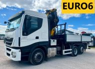 IVECO STRALIS 260S42 EURO6, CASS. RIB.LE+GRU COPMA 320/4S+JIB/4S – COD. 2381