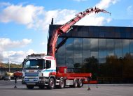 SCANIA P420 8X2*, CASS. FISSO + GRU FASSI 660/6S+JIB/6S – COD. 2396