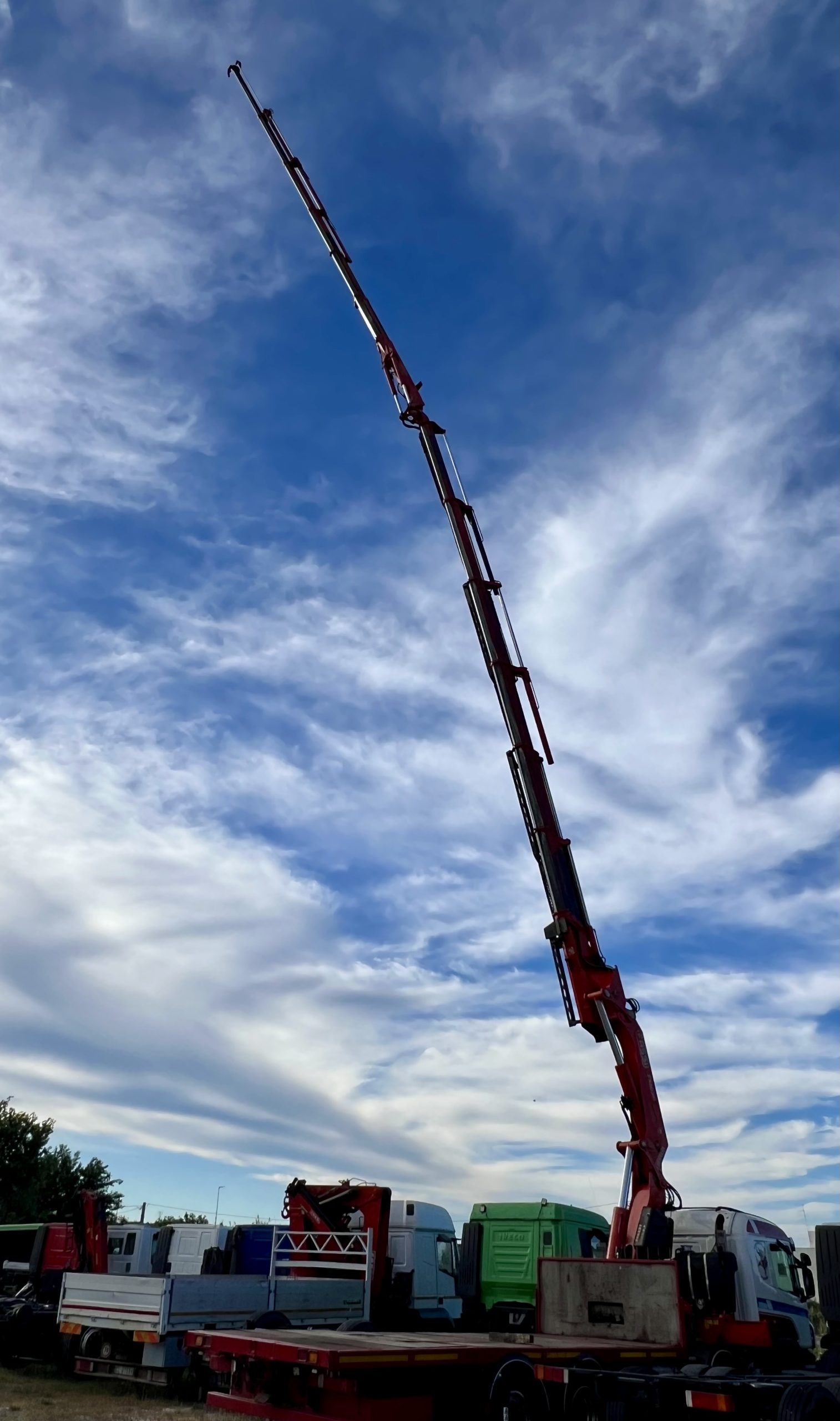 SCANIA P420 8X2*, CASS. FISSO + GRU FASSI 660/6S+JIB/6S – COD. 2396