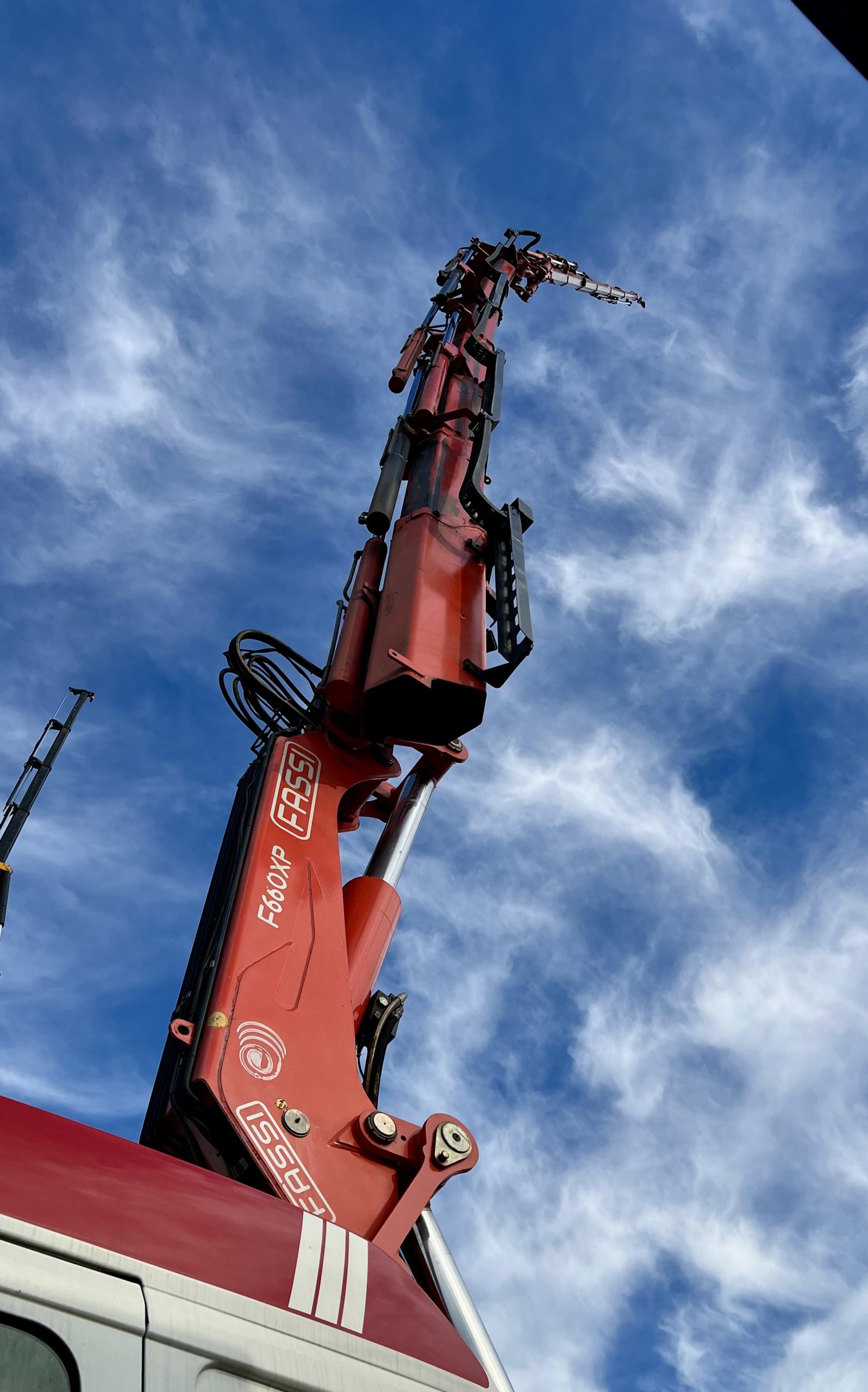 SCANIA P420 8X2*, CASS. FISSO + GRU FASSI 660/6S+JIB/6S – COD. 2396