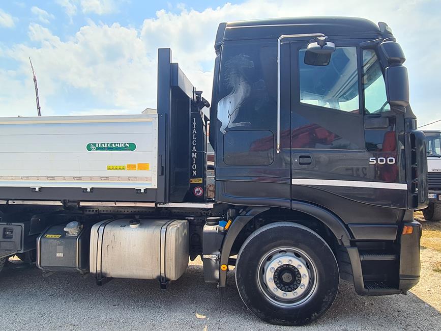 IVECO STRALIS 260S50, 6X4, IMPIANTO SCARRABILE + CASSA SPONDE ALLUMINIO – COD. 2297