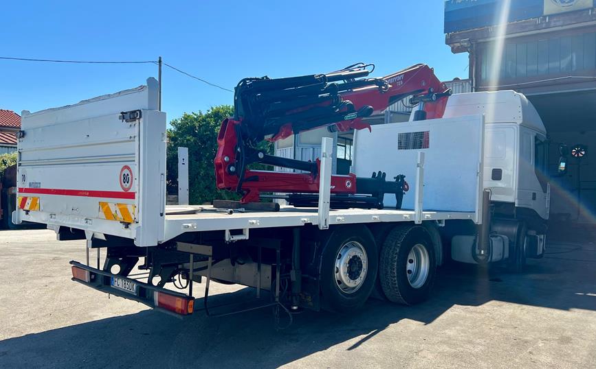 IVECO STRALIS 430 CASS. FISSO + GRU FERRARI 728/4S+JIB/3S – COD. 2378