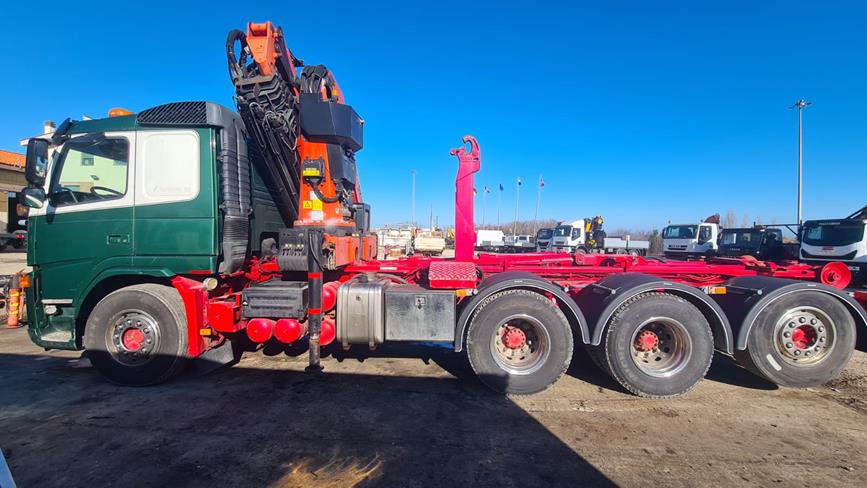 VOLVO  FM460 8X4*4, SCARRABILE+GRU PALFINGER 29002/6S+JIB/3S – COD. 2419