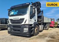IVECO STRALIS 460 CASS RIB.LE + GRU HIAB 322/5S+JIB/4S – COD 2437