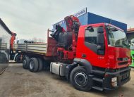 IVECO STRALIS 420, EURO5, CASS. RIB.LE + GRU FERRARI 733/4S+JIB/3S – COD. 2438