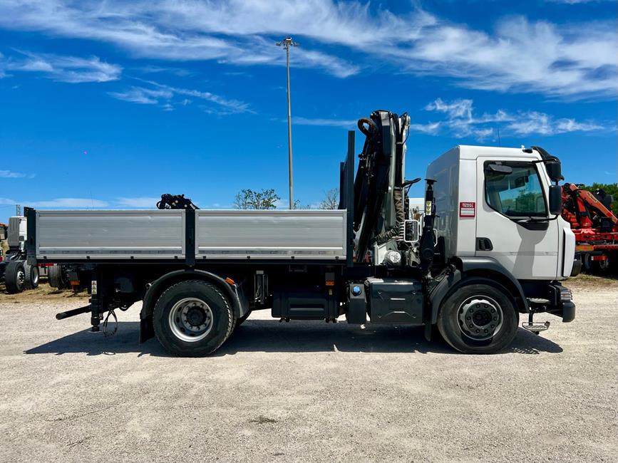 RENAULT 180D250 K, EURO 6, CASS. RIB.LE + GRU BONFIGLIOLI XL 17000/3S+JIB – COD. 2427