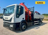 IVECO 160E21 EURO6, CASS. RIB.LE + GRU PALFINGER PK 15002/3S+JIB/2S – COD. 2418