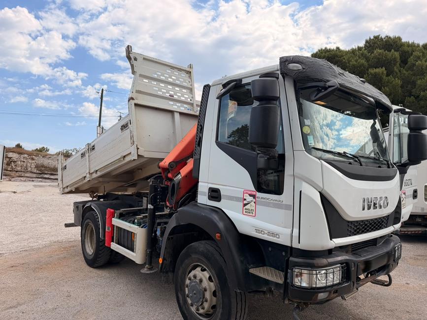 IVECO 150E28 EURO6, 4X4, CASS. RIB.LE + GRU – COD. 2447