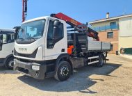 IVECO 160E21 EURO6, CASS. RIB.LE + GRU PALFINGER PK 15002/3S+JIB/2S – COD. 2418