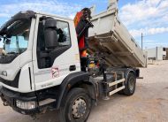 IVECO 150E28 EURO6, 4X4, CASS. RIB.LE + GRU – COD. 2447