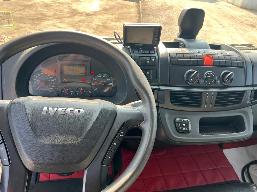 IVECO 160E21 EURO6, CASS. RIB.LE + GRU PALFINGER PK 15002/3S+JIB/2S – COD. 2418