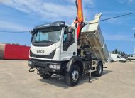 IVECO 150E28 EURO6, 4X4, CASS. RIB.LE + GRU – COD. 2447