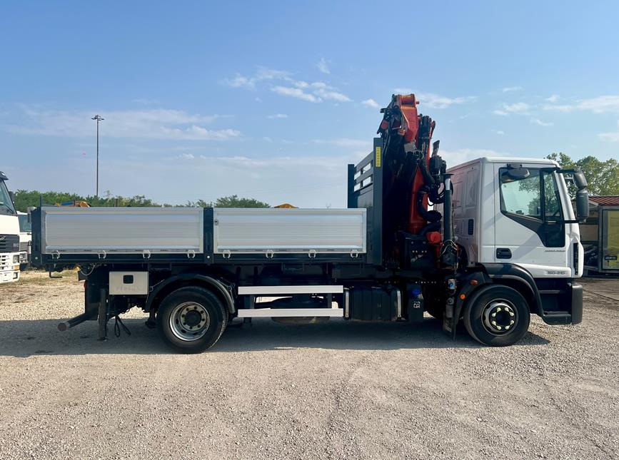 IVECO 160E21 EURO6, CASS. RIB.LE + GRU PALFINGER PK 15002/3S+JIB/2S – COD. 2418