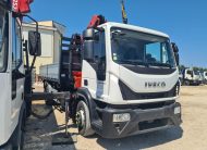 IVECO 160E21 EURO6, CASS. RIB.LE + GRU PALFINGER PK 15002/3S+JIB/2S – COD. 2418