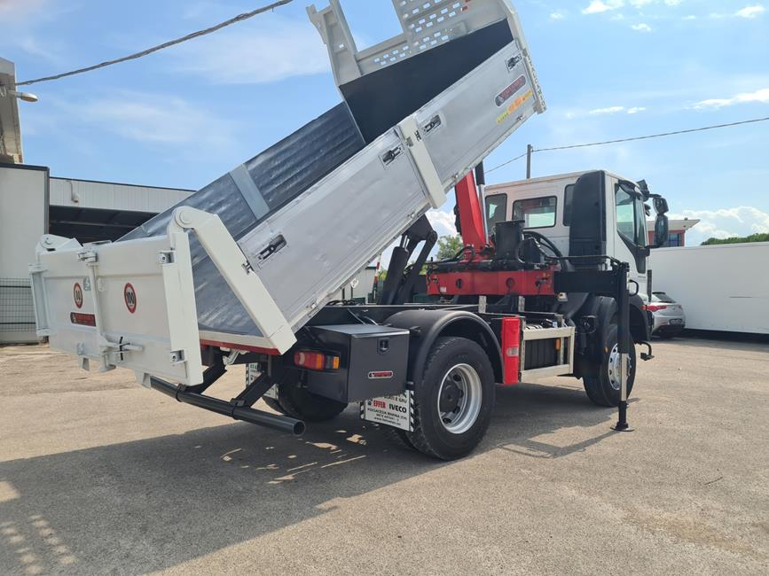 IVECO 150E28 EURO6, 4X4, CASS. RIB.LE + GRU – COD. 2447