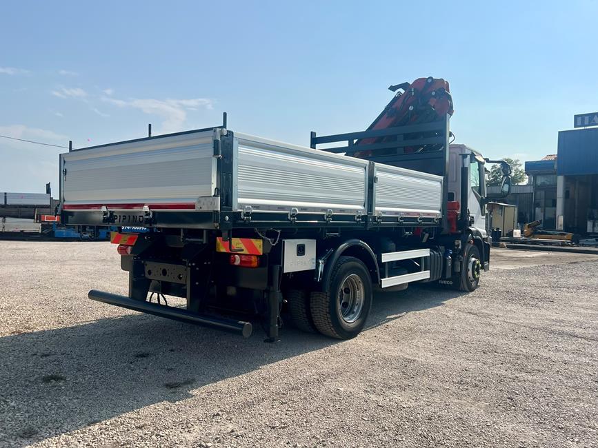 IVECO 160E21 EURO6, CASS. RIB.LE + GRU PALFINGER PK 15002/3S+JIB/2S – COD. 2418