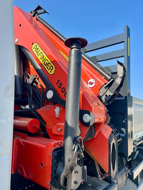 IVECO 160E21 EURO6, CASS. RIB.LE + GRU PALFINGER PK 15002/3S+JIB/2S – COD. 2418