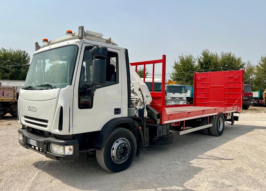 IVECO 150E23 CARRELLONE + GRU  – COD. 2403