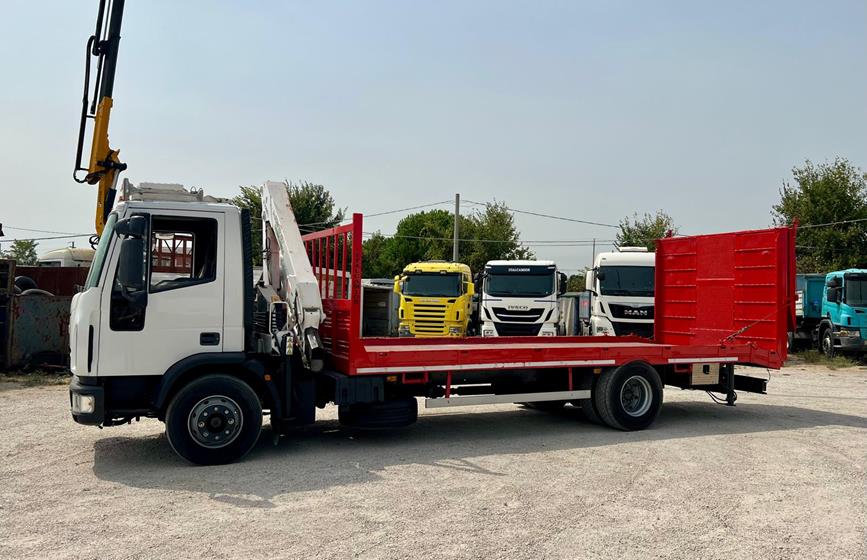 IVECO 150E23 CARRELLONE + GRU  – COD. 2403