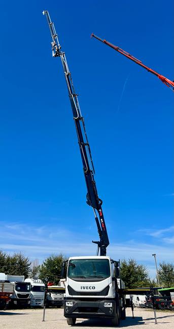 IVECO 190E32 EURO6, CASS. RIBALTABILE NUOVO + GRU NUOVA 192/5S+JIB/2S – COD. 2423