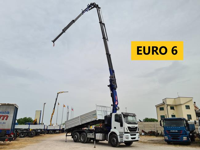 A260 – IVECO STRALIS 460 EURO6 CASS. RIB.LE+GRU PM 25024/4S+JIB/3S – 2101