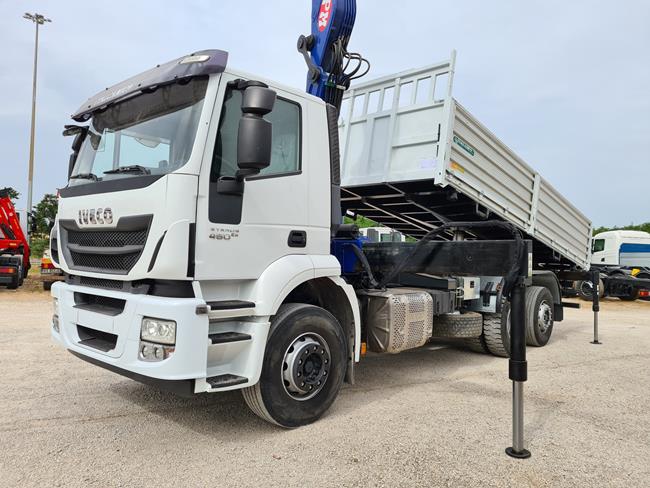 A260 – IVECO STRALIS 460 EURO6 CASS. RIB.LE+GRU PM 25024/4S+JIB/3S – 2101