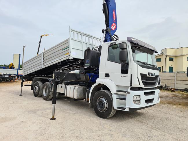 A260 – IVECO STRALIS 460 EURO6 CASS. RIB.LE+GRU PM 25024/4S+JIB/3S – 2101
