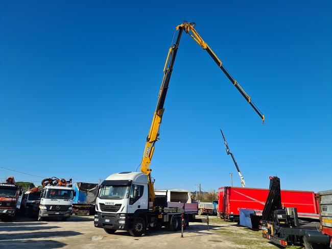 IVECO STRALIS AT260S45 CASS. + GRU EFFER 430/4S+JIB/4S -COD. 2145 **VENDUTO PROV. AN**