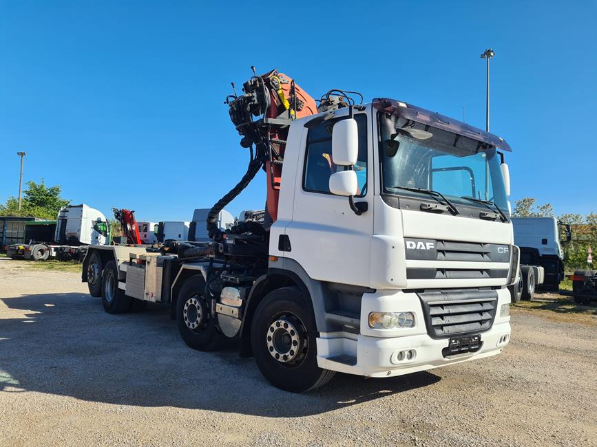 DAF CF 85.460, 8X2, SCARRABILE +GRU EPSILON – COD. 2328 **VEND. PROV. PT**