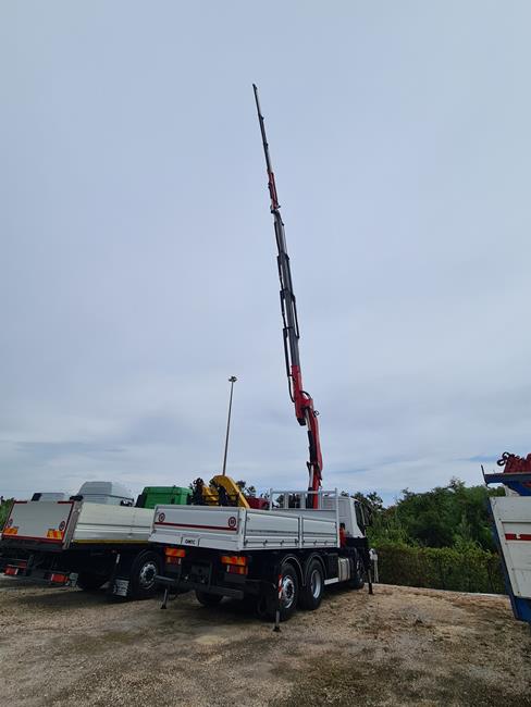 IVECO STRALIS 420 E6 CASS. RIB.LE + GRU FASSI 270/4S+JIB/3S – COD. 2270 **VEND. PROV. PE**