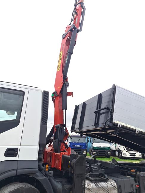 IVECO STRALIS 260S40 CASS. RIB.LE+GRU PALFINGER 16001 – COD. 2312 **VEND. PROV. LT**
