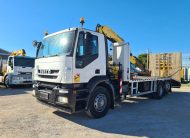 IVECO STRALIS 260S33 CARRELLONE + GRU PALFINGER 15500 – COD. 2412