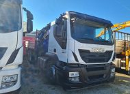 IVECO STRALIS 460, EURO6, CASS. RIB.LE+GRU PM 47025+JIB – COD. 2369