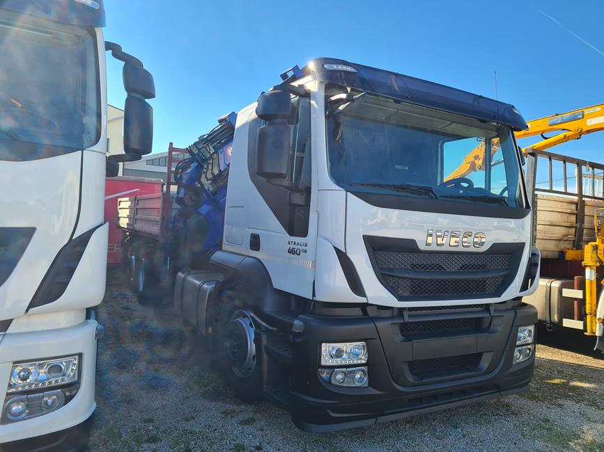 IVECO STRALIS 460, EURO6, CASS. RIB.LE+GRU PM 47025+JIB – COD. 2369