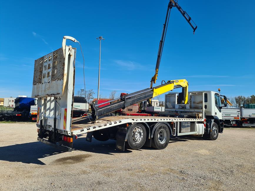 IVECO STRALIS 260S33 CARRELLONE + GRU PALFINGER 15500 – COD. 2412