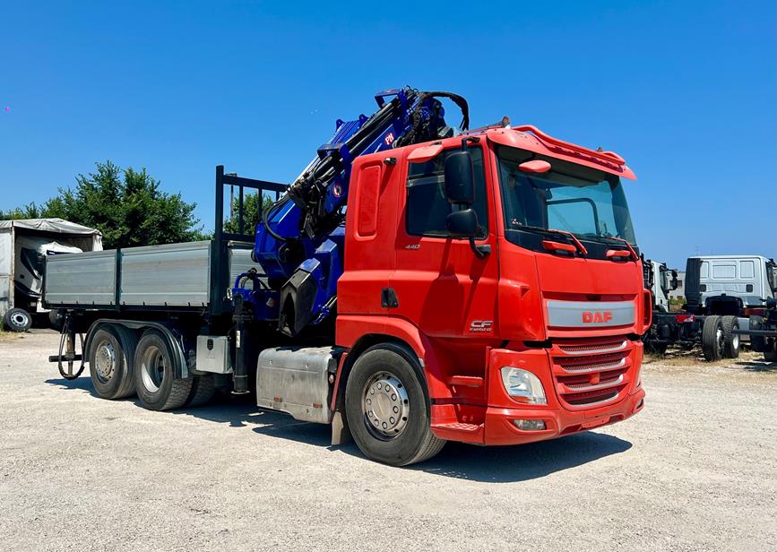 DAF CF 440, EURO6, CASS. RIB.LE + GRU PM 47025+JIB/3S – COD. 2441