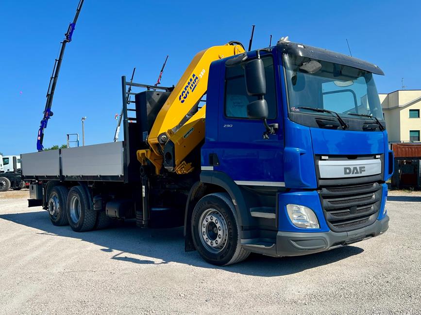 DAF CF 290, 3 ASSI, EURO6 + GRU COPMA 380/4S+JIB/3S – COD. 2439